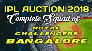 IPL Auction 2018: Complete Squad of Royal Challengers Bangalore