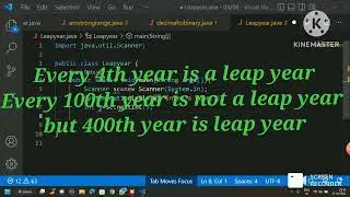 java program for Leap year... Code is in Description