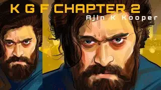 KGF Chapter 2 Art | Character Design for Yash | Ajin K Kooper #Shorts