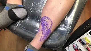 Live Stream: Tattooing Ghostface from Scream | Pony Lawson