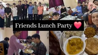 Friends Reunion Party At Home 💁🏻&zwj;♀️|| Itna Sara Butter Chicken 😳 || Friends Get Together Lunch Menu