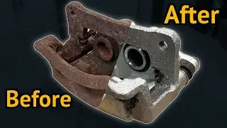 Rusty Toyota MR2 Brake Calliper Restoration