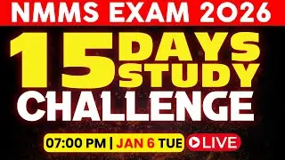 NMMS EXAM 2026 | 15 DAYS STUDY CHALLENGE | EXAM WINNER NMMS