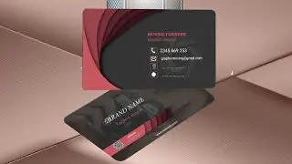 Clean Photography Business Card Design | Pixellab Tutorials