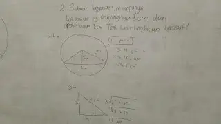 5 SOAL MATEMATIKA MENGENAI UNSUR LINGKARAN 