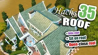 The Sims 4 SUPER IDEAS for OPEN ROOF (TIPS/TRICKS/HACK)