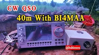 POTA CW QSO With China Shandong Taian BI4MAA On 40meters 7023KHz