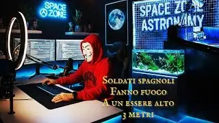 Soldati spagnoli sparano a un extraterrestre.