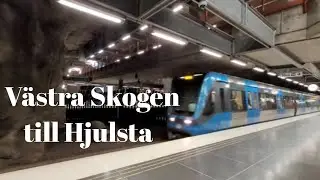 Tunnelbanan 🚄 Västra Skogen-Hjulsta