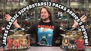 WWE Jakks Classic Superstars 3 Packs Series 5 Review!
