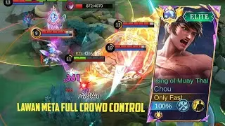 SOLO RANK PUSH MMR CHOU KETEMU META FULL CC? MAKIN ADRENALIN MENANTANG_Mobile legends