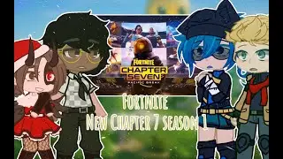 ✨ Reaction ✨ Fortnite Chapter 7 season 1 🌊 Pacific Break 🏙️ Cinematic Trailer ✨ Gacha Club ✨