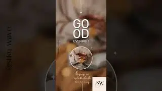 Good Evening GIF| #goodevening WhatsApp Status| @ Silky Wave