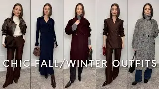 CHIC FALL/WINTER OUTFITS WITH FABRIQUE | STATEMENT OUTERWEAR AND TRENDY COLOURS | Styled. by Sansha
