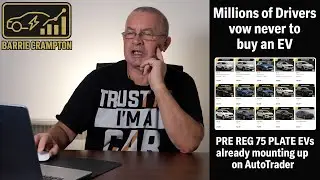Миллионы водителей клянутся никогда не покупать электромобиль, СЕНТЯБРЬ 75 Электромобили PRE REG ...