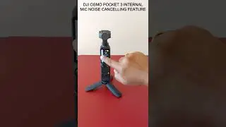 Dji Osmo Pocket 3 Mic Noise Cancelling | How to noise cancel in dji osmo pocket 3  #shortsfeed