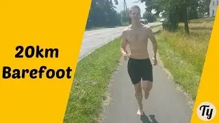 20km Barefoot Run on Concrete