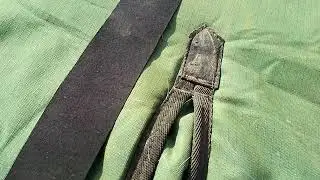 Fixing a horse blanket