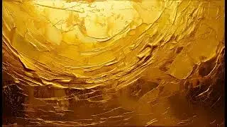 2-Hour 4K Frame TV Art | Aurum Zenith: The Golden Flow | Wallpaper TV Art | WLPR GLLRY