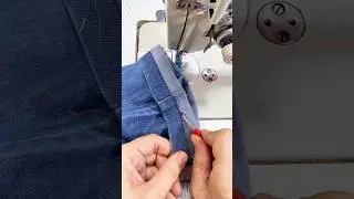 Alter jeans hems using the original edge #versatilesewin #sewing #ussewtips #sewinghacks