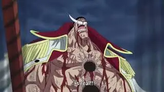 Whitebeard final words,One Piece is Real [sub vs Dub], One Piece[ワンピース]