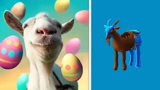 How to Unlock the Chocolate Goat | Goat Simulator Pocket Edition (NEW EASTER EVENT)