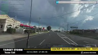 Supercell Sunday! Chase LIVE - SEQLD