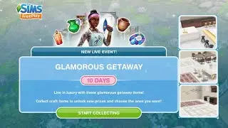 Glamorous Getaway Live Event | The Sims Freeplay |