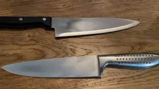 #knives sharpened by North East Sharpening Co. Wow absolutely amazing 🤩 link in description #sharp