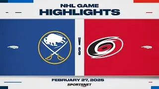 NHL Highlights | Sabres vs. Hurricanes - February 27, 2025
