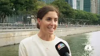 Australian triathlete discusses the increasing visibility of triathlons