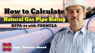 Natural Gas Pipe Sizing Longest Length Method NFPA 54 in Urdu/Hindi