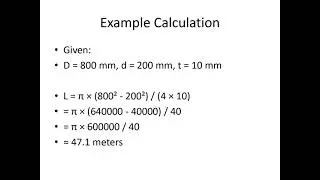Rolled belt length calculation 