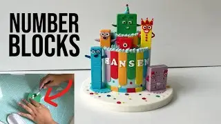 How To Make Easy Numberblocks Figurine Cake Tutorial For Children At Home