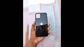 I phone 12 pro Black mirror silicone case