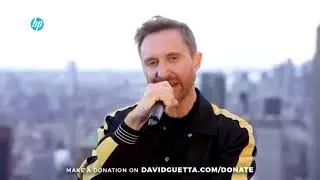 David Guetta honoring the dead
