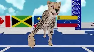 Usain Bolt vs The Fastest Animal [3D COMPARISON]