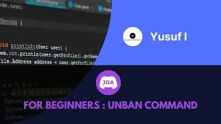 JDA 5 for Beginners : UNBAN Command