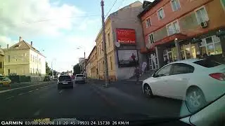 DRIVE #1598: Streets of Sibiu (Romania) (timelapse 4x) *Read Description*