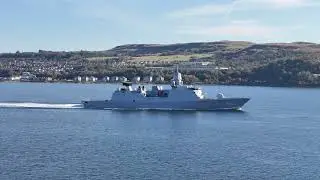 Strike Warrior naval vessels on the Clyde.