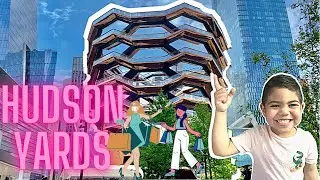 4K NYC Spring Walk @ Hudson Yards  with The Vessel view+ TOur inside the Mall 🛍 May 16, 2021