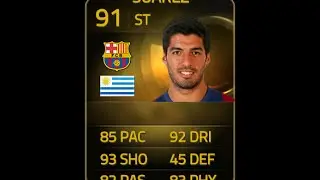 FIFA 15 IF SUAREZ 91 Player Review & In Game Stats Ultimate Team
