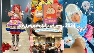⋆˚࿔ animefest 2024 🕊️ 𖦹 rangers gura 🦈, cosplay ⭐ & fuecoco haul 🌶️ ♡ anime convention vlog  ₊˚⊹ ᰔ