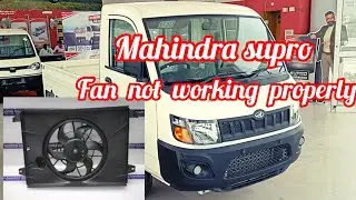 P04800 Fan not working Mahindra supro minitruk????