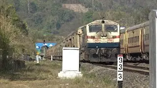 [PUSH-PULL] 13176 Silchar Kanchanjunga Meets 13173 Agartala Kanchanjunga at Migrendisa