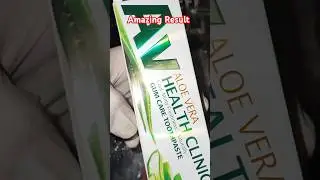 Aloe Vera AV Health Clinic Gum Care Toothpaste.#ameenbeautytips @shahsbeautysecrets