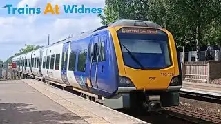 Trains At Widnes (Liverpool To Manchester Line Via Warrington Central)