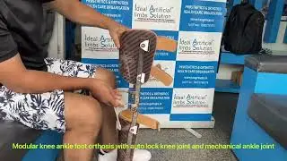 KAFO l  Polio l Post polio syndrome | orthotic management | more independent and better comfort