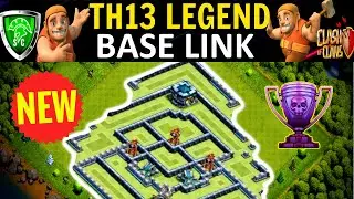 TH13 Legend base link | New Townhall 13 legend league base link 2020 ClashofClans #simpleclashers