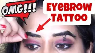 OMG!! I Tried Maybelline Tattoo Brow Gel & This Happened ! REVIEW & DEMO